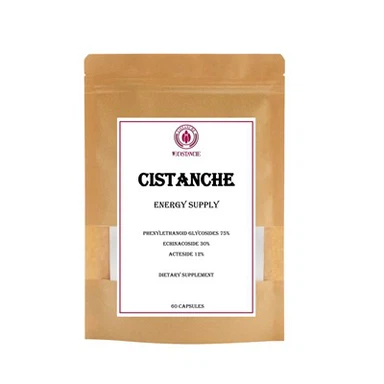 Cistanche maisto papildas energijos tiekimas feniletanoidas glikozidai 75 procentai echinakozidas 30 procentai akteozidas 12 procentai